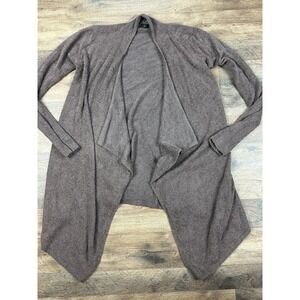 Barefoot Dreams Womens S/M Bamboo‎ Chic Lite Knit  Cardigan Long Open Sweater